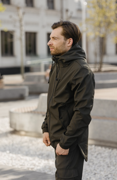 Чоловічий демісезонний костюм Intruder Softshell "Easy"без утеплення хакі куртка та штани 3XL - зображення 4