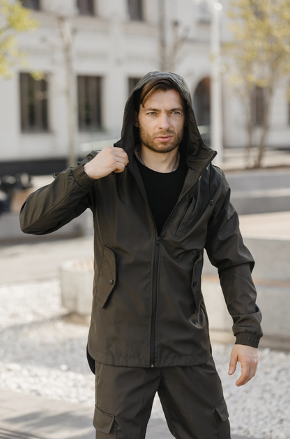 Чоловічий демісезонний костюм Intruder Softshell "Easy"без утеплення хакі куртка та штани 3XL - зображення 10