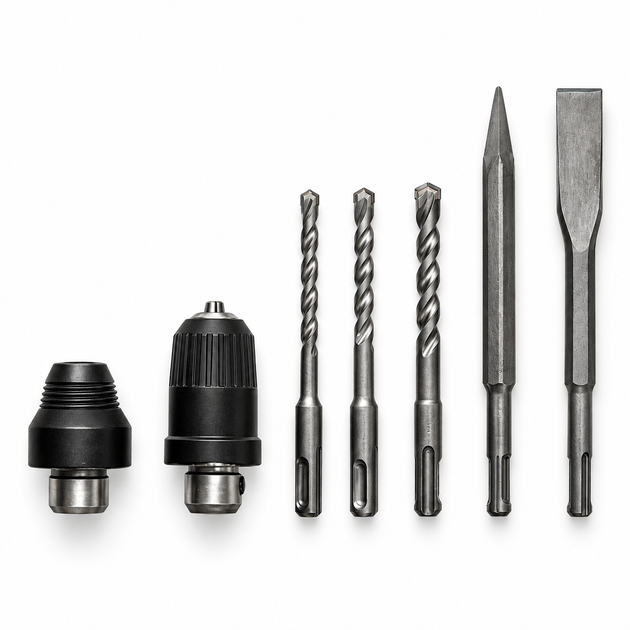 Перфоратор Boxer BX-8501 SDS+ 3200 Вт 2,4 Дж 0–2600 об/мин - изображение 4