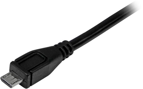 Кабель Startech USB-micro-USB - USB-C 2.0 1 м Black (USB2CUB1M) - Фото 3 Кабель Startech USB-micro-USB - USB-C 2.0 1 м Black (USB2CUB1M) - зображення 3