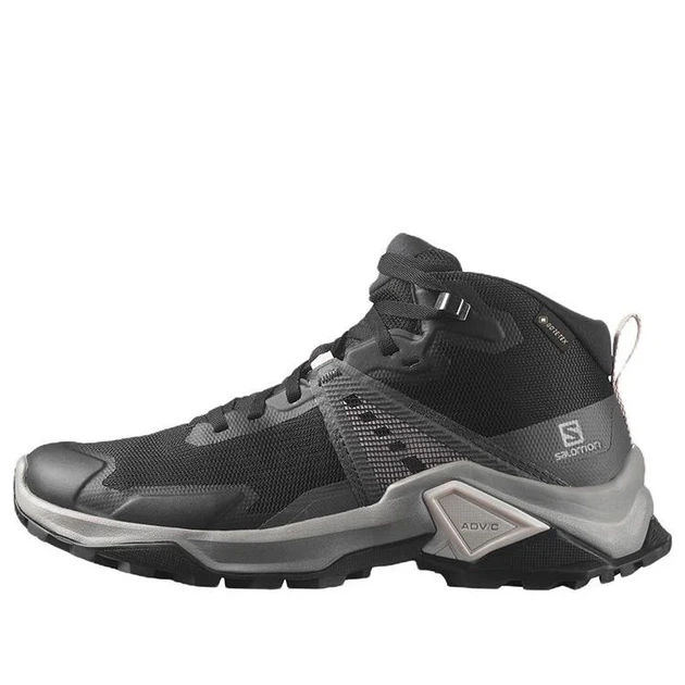 Чорні жіночі водовідштовхуючі черевики Salomon X Raise Mid Gore Tex Women's Hiking Black/Magnet трекінгові зручні Розмір 38.5 - зображення 3