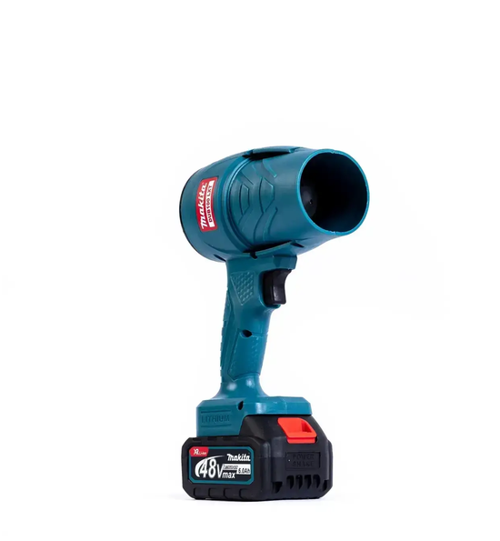Воздуходувка Makita DUB100LXT аккумуляторная 48 В 6 А·ч садовая бесщеточная 550 Вт 45000 об мин поток 220 м с давление 32.5 кПа с 2 АКБ для листьев пыли мастерской авто - изображение 5