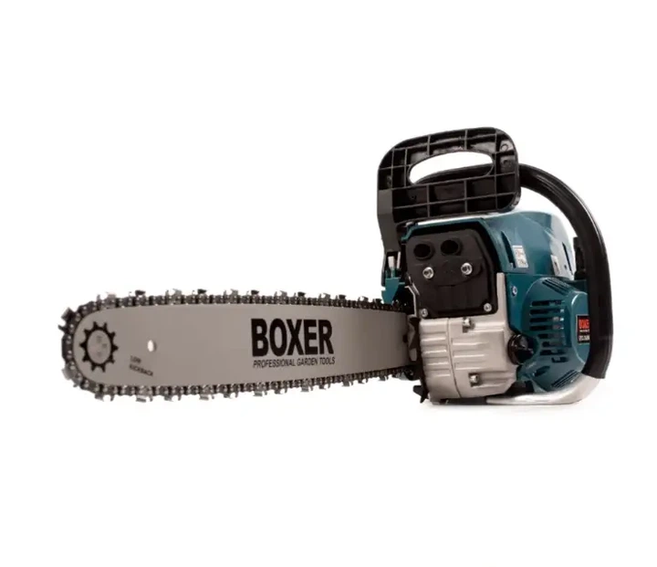 Бензопила BOXER BX-102 цепная бензиновая шина 45 см 2 шт двигатель 52 см³ двухтактная пила 5.9 кВт бак 0.55 л 8000 об мин для деревьев дров сада строительства - изображение 5