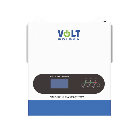 Сонячний інвертор Volt Polska SINUS PRO ULTRA 3000 12/230V 1500/3000W + 100A + WIFI (3SSS150012) - зображення 2