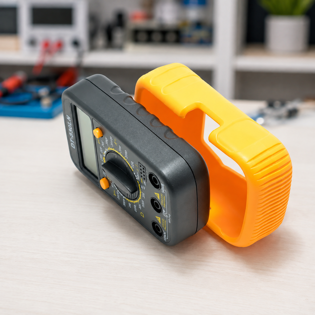 Цифровой мультиметр DT-830LN с подсветкой и защитным чехлом - изображение 3
