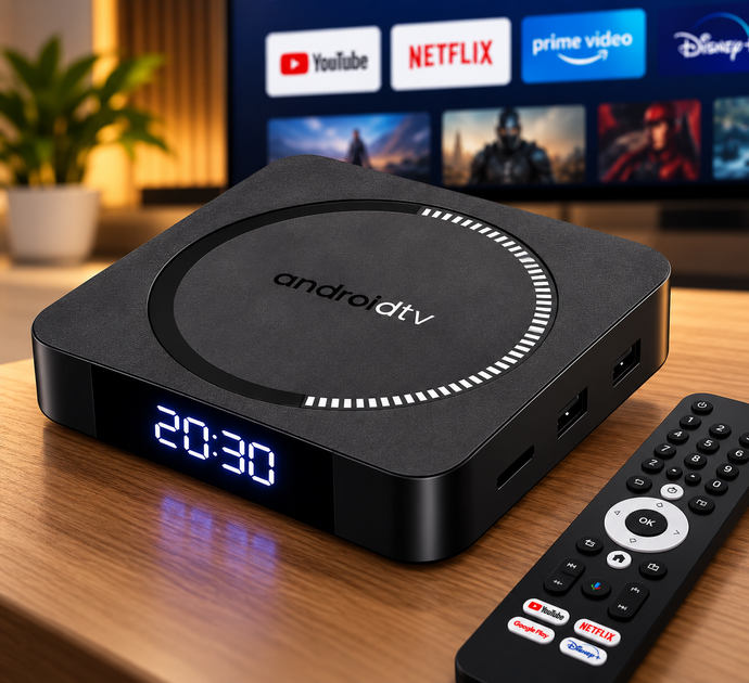 Смарт-ТВ приставка Android TV Box 4к 4/32 ГБ с Wi-Fi для телевизора с поддержкой установки приложений - изображение 2