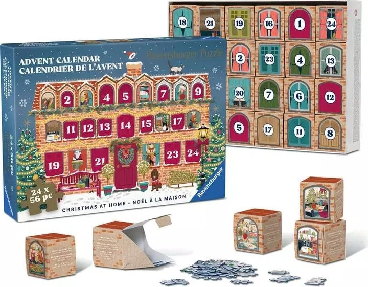 Puzzle Ravensburger Kalendarz adwentowy 2026 1344 elementy 12002014 (4005555020141) - obraz 2