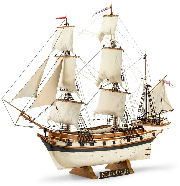 Model do sklejania Revell Bark H.M.S. Beagle Poziom 4 Skala 1:96 (4009803054582) - Zdjęcie 2 Model do sklejania Revell Bark H.M.S. Beagle Poziom 4 Skala 1:96 (4009803054582) - obraz 2