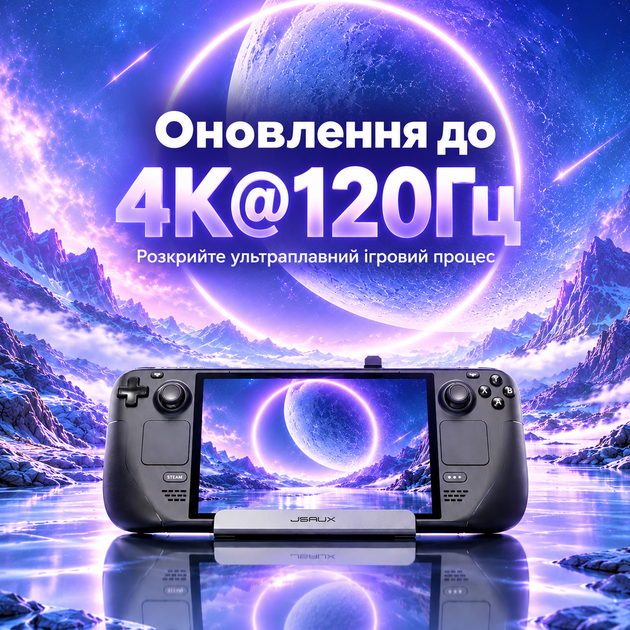 Оригинальная док-станция JSAUX HB0603S 6-в-1 для Steam Deck, ROG Ally/X, Legion Go, HDMI 2.1 4K 120 Гц, PD 100 Вт - изображение 3
