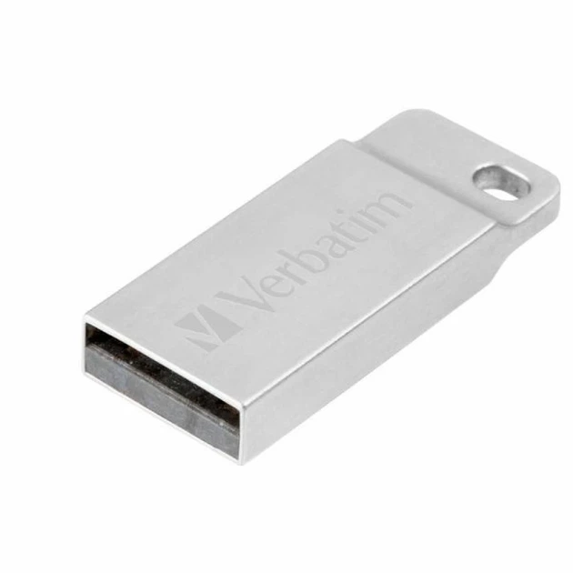 Флешка Verbatim Metal Executive 64GB USB 2.0 Silver (98750) - Фото 1 Флешка Verbatim Metal Executive 64GB USB 2.0 Silver (98750) - изображение 1
