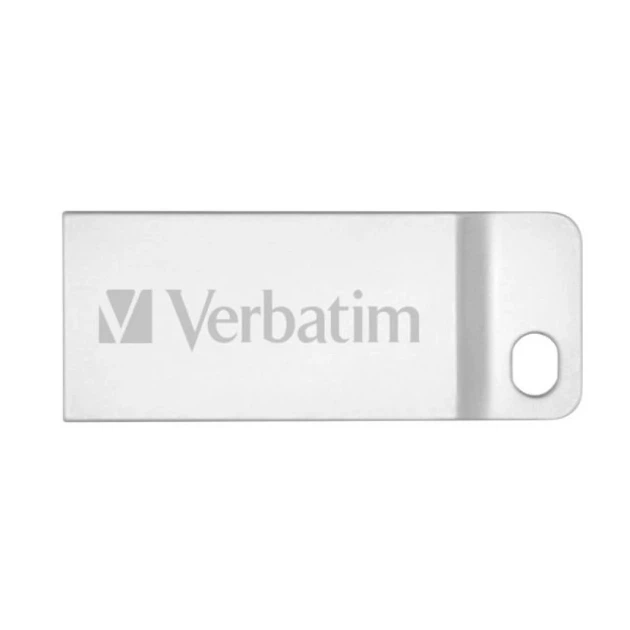 Флешка Verbatim Metal Executive 64GB USB 2.0 Silver (98750) - Фото 2 Флешка Verbatim Metal Executive 64GB USB 2.0 Silver (98750) - изображение 2