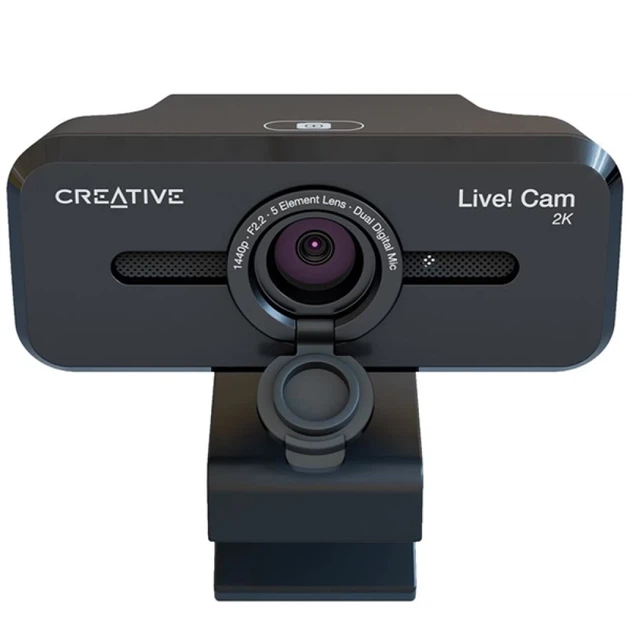 Веб-камера Creative Sync V32K QHD черная (73VF090000000) - Фото 2 Веб-камера Creative Sync V32K QHD черная (73VF090000000) - изображение 2