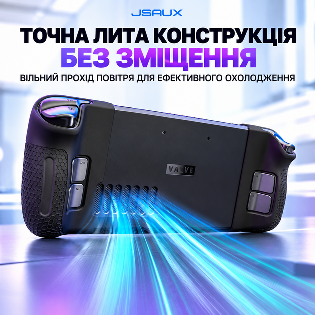 Силиконовый Grip-чехол JSAUX GP0016 для Steam Deck OLED/LCD, накладки на ручки с антискользящим покрытием - изображение 10