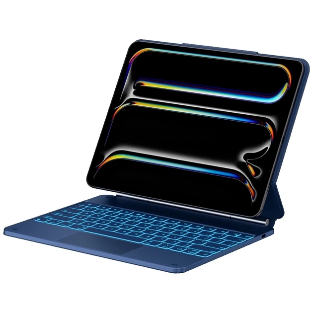 Чехол Typecase Edge с клавиатурой для iPad Pro 13 M4 Blue (KB206-130P-D-PBU-PBU-B-US-V0) - Фото 3 Чехол Typecase Edge с клавиатурой для iPad Pro 13 M4 Blue (KB206-130P-D-PBU-PBU-B-US-V0) - изображение 3