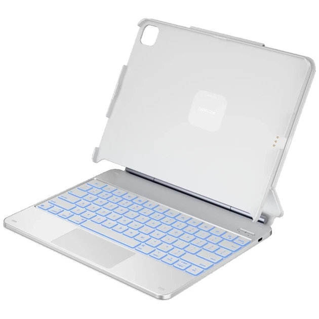 Чохол Typecase Edge Plus з клавіатурою для iPad Air 13 M2 | M3 | M4 White (KB206-129-E-WHTCBF-WHT-B-US-V5) - Фото 10 Чохол Typecase Edge Plus з клавіатурою для iPad Air 13 M2 | M3 | M4 White (KB206-129-E-WHTCBF-WHT-B-US-V5) - зображення 10