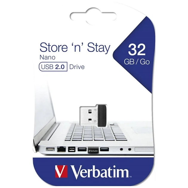 USB-накопитель Verbatim Store 'n' Stay Nano 32GB Black (98130) - изображение 5