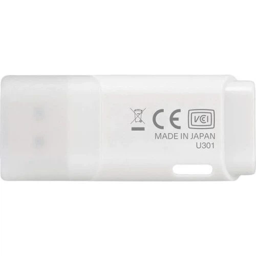 Флеш накопичувач Kioxia TransMemory U301 USB 3.2 Gen 1 64GB White - Фото 2 Флеш накопичувач Kioxia TransMemory U301 USB 3.2 Gen 1 64GB White - изображение 2