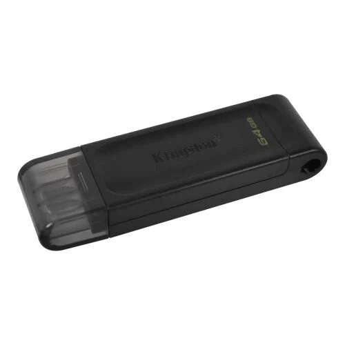 Флеш накопичувач Kingston DataTraveler 70 Type-C 3.2 Gen 1 64GB Black - Фото 1 Флеш накопичувач Kingston DataTraveler 70 Type-C 3.2 Gen 1 64GB Black - изображение 1