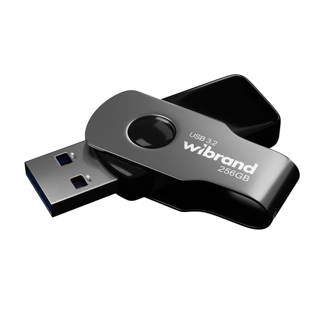 Флеш-накопичувач Wibrand USB 3.2 Gen1 Lizard 256GB Black - изображение 3