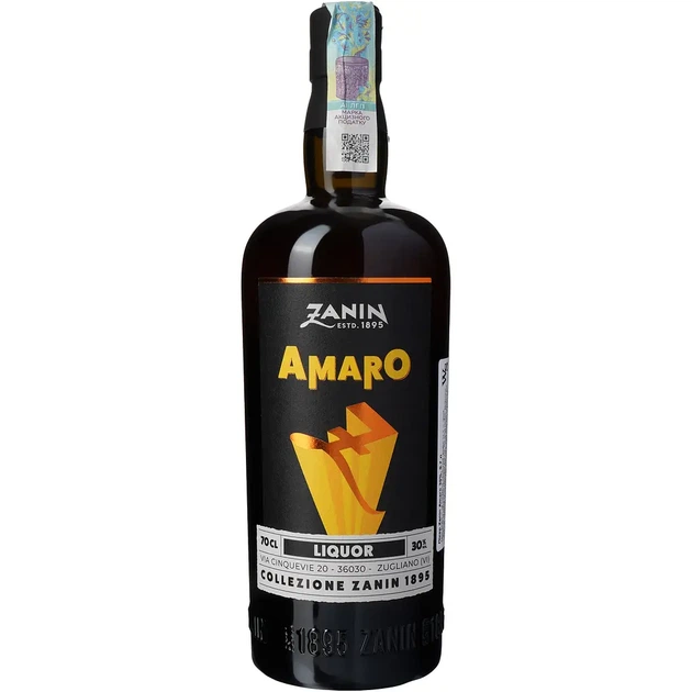 Лікер Zanin Amaro 30%, 0.7 л - Фото 1 Лікер Zanin Amaro 30%, 0.7 л - зображення 1