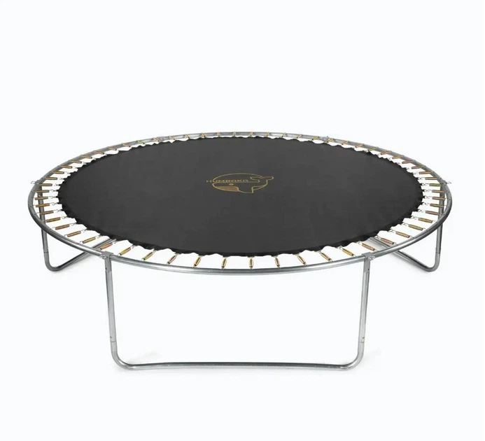 Батут садовий Humbaka Super 312 см із внутрішньою захисною сіткою та драбиною до 150 кг помаранчевий (2000103127) - изображение 3