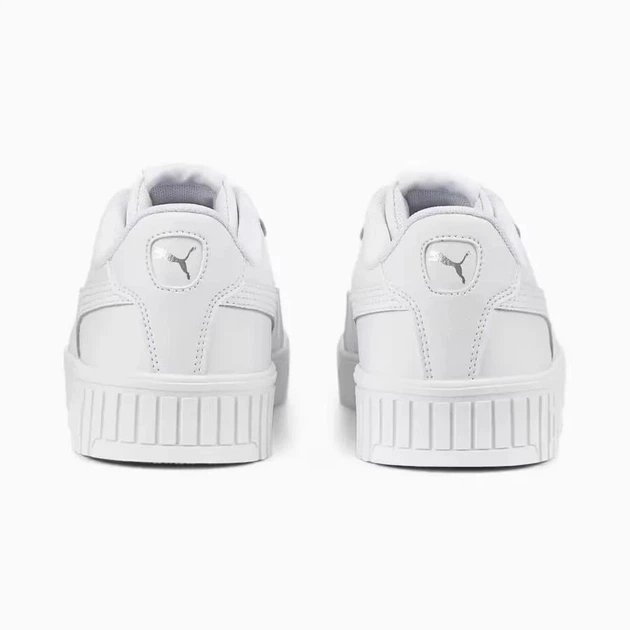 Кеди Puma Carina 2.0 White/White/Silver 7/37.5/24см - Фото 4 Кеди Puma Carina 2.0 White/White/Silver 7/37.5/24см - изображение 4
