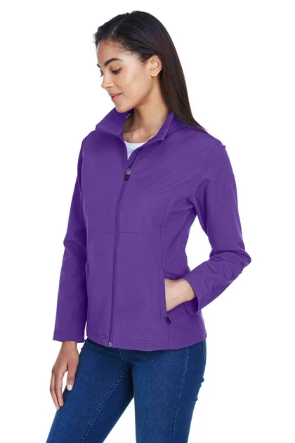Жіноча трекінгова куртка soft shell team 365 tt80w (sport purple / фіолетовий), розмір xs - изображение 2