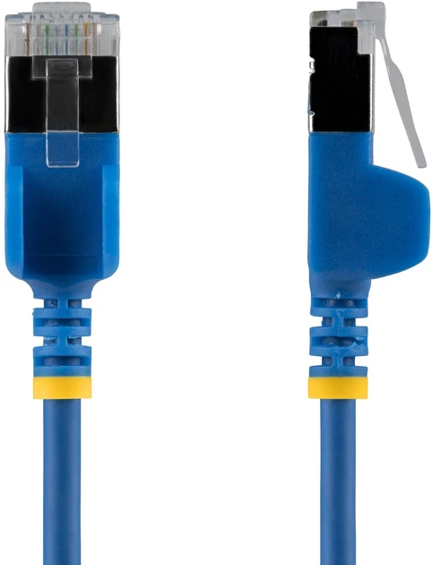 Patchcord Startech Cat 6a U/FTP (STP) RJ-45 0.15 m Blue (N6APATSTP34BLS15CM) - obraz 2