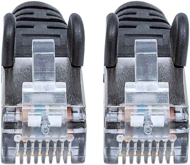 Patchcord Intellinet Cat 6a S/FTP (S-STP) RJ-45 3 m Black (766623318792) - obraz 3