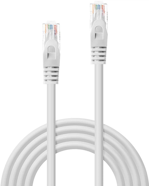 Patchcord Lindy Cat 6 U/UTP (UTP) RJ-45 2 m White (4002888482035) - obraz 2