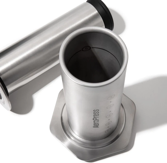 Заварник для кави AeroPress із нержавіючої сталі 360 мл (85276082752) - зображення 3