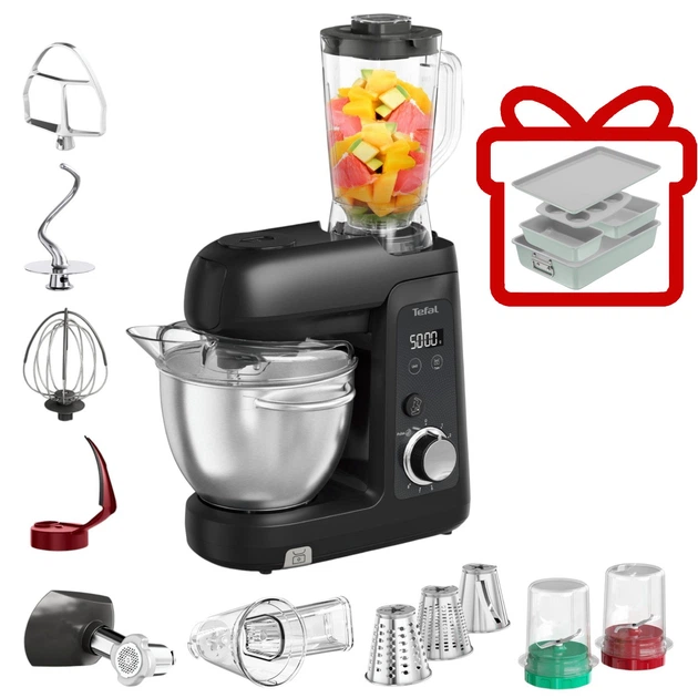 Кухонная машина Tefal Bake Partner + QB5458F0 - Фото 1 Кухонная машина Tefal Bake Partner + QB5458F0 - изображение 1