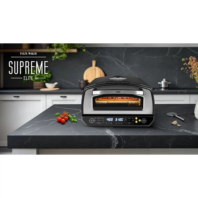 Печь для пиццы Teesa Supreme Elite 2200W 450° 33см LED (TSA3240) - изображение 9