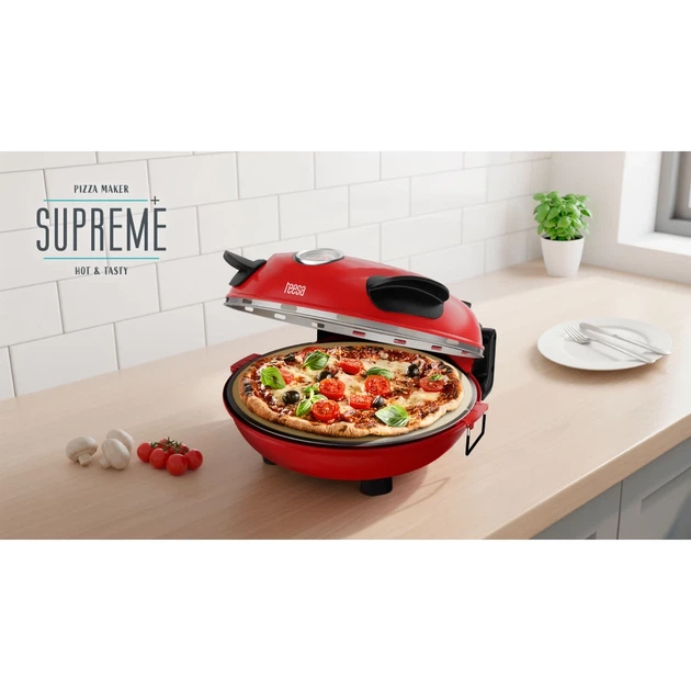Піч для піци Teesa Supreme+ 1200W 32см з вікном (TSA3238) - Фото 14 Піч для піци Teesa Supreme+ 1200W 32см з вікном (TSA3238) - зображення 14