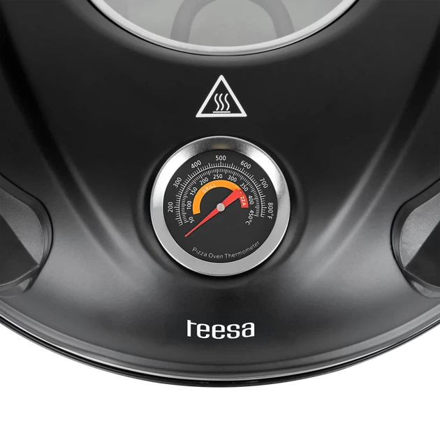 Печь для пиццы Teesa Supreme 1200W 32см с окном (TSA3231) - Фото 6 Печь для пиццы Teesa Supreme 1200W 32см с окном (TSA3231) - изображение 6