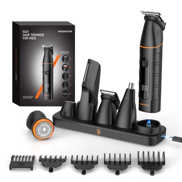 Триммер MAXGROOM LK-892 многофункциональный со сменными насадками Black (5907769394263) - Фото 1 Триммер MAXGROOM LK-892 многофункциональный со сменными насадками Black (5907769394263) - изображение 1