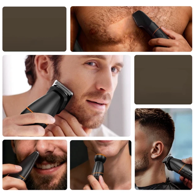 Триммер MAXGROOM LK-892 многофункциональный со сменными насадками Black (5907769394263) - Фото 5 Триммер MAXGROOM LK-892 многофункциональный со сменными насадками Black (5907769394263) - изображение 5