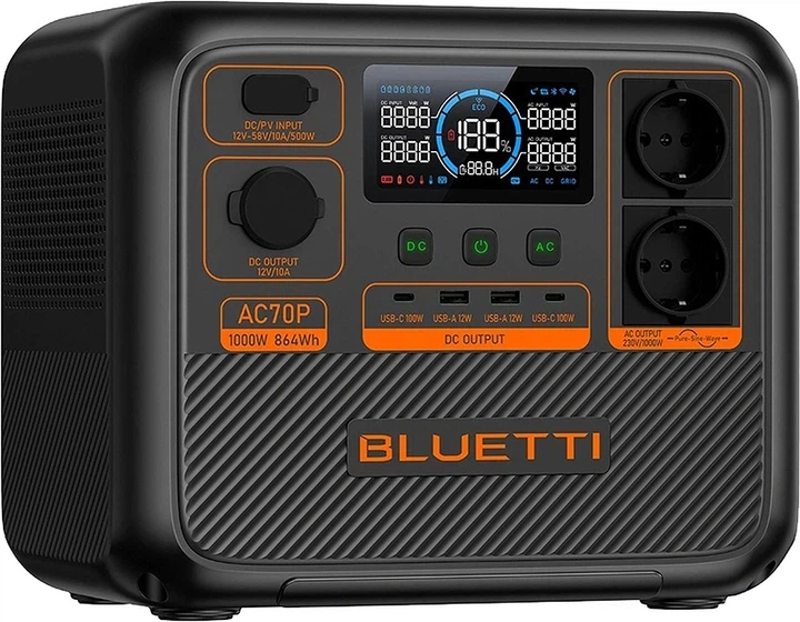 Зарядна станція BLUETTI AC70P - Фото 2 Зарядна станція BLUETTI AC70P - изображение 2