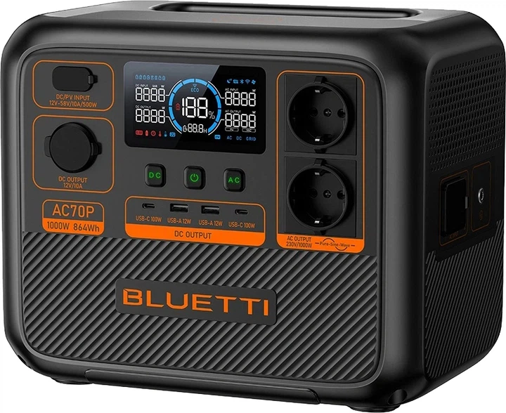 Зарядна станція BLUETTI AC70P - Фото 5 Зарядна станція BLUETTI AC70P - изображение 5