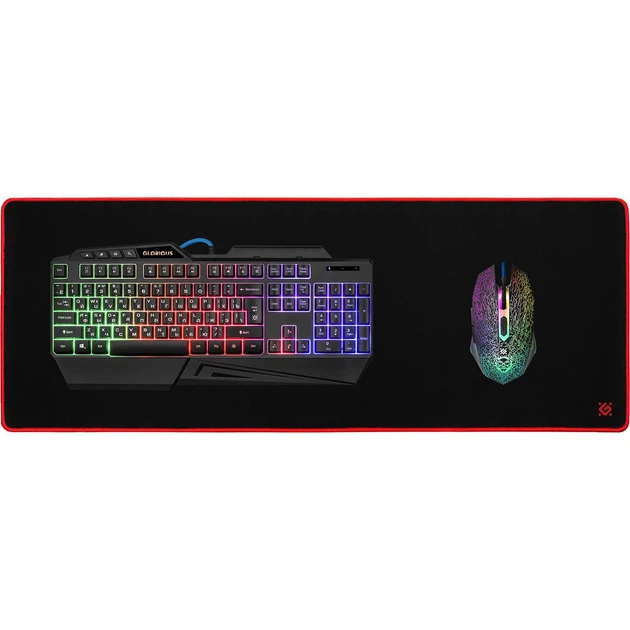 Игровая поверхность Defender Black Ultra 800х300х3мм (50561) - Фото 2 Игровая поверхность Defender Black Ultra 800х300х3мм (50561) - изображение 2