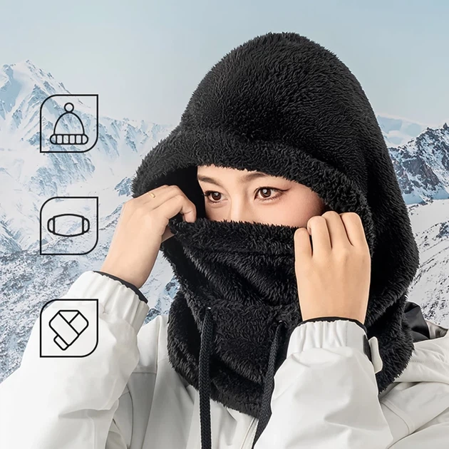 Балаклава Qunature Arctic Velvet L Black - зображення 3