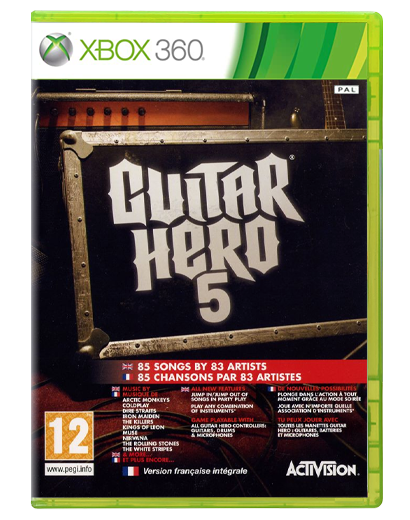 Игра Microsoft Xbox 360 Guitar Hero 5 Английская Версия Б/У - Фото 1 Игра Microsoft Xbox 360 Guitar Hero 5 Английская Версия Б/У - изображение 1