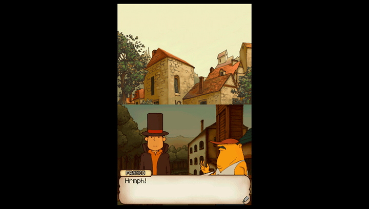 Гра Nintendo DS Professor Layton and the Curious Village Англійська Версія + Коробка Б/У - Фото 2 Гра Nintendo DS Professor Layton and the Curious Village Англійська Версія + Коробка Б/У - зображення 2