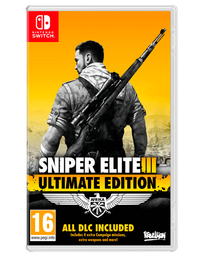 Игра Nintendo Switch Sniper Elite 3 Ultimate Edition Русские Субтитры Б/У - Фото 1 Игра Nintendo Switch Sniper Elite 3 Ultimate Edition Русские Субтитры Б/У - изображение 1