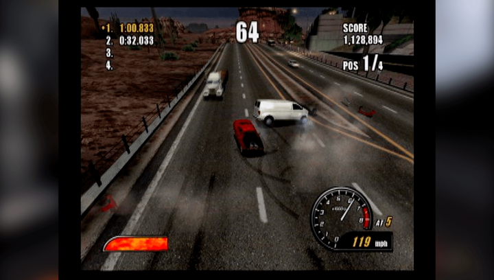 Игра Sony PlayStation 2 Burnout 2: Point of Impact Europe Английская Версия + Обложка Б/У - изображение 3