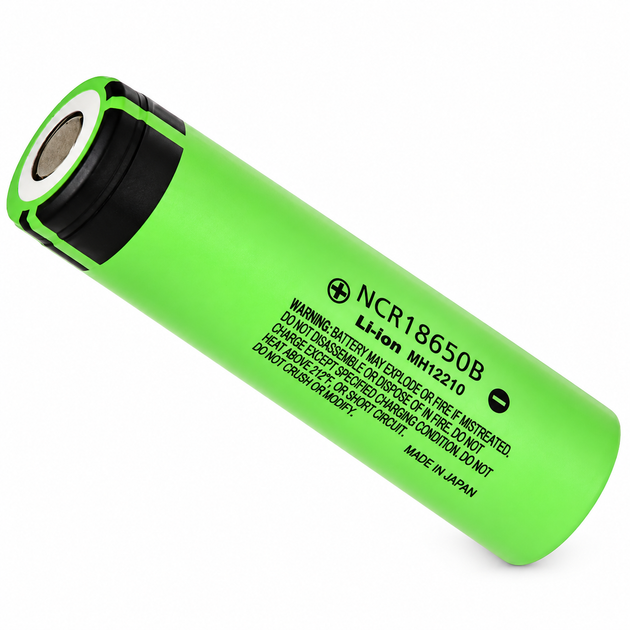 Аккумулятор Panasonic NCR18650B 18650 Li-Ion 3400 mAh 3.7 V плоский контакт под пайку - Фото 6 Аккумулятор Panasonic NCR18650B 18650 Li-Ion 3400 mAh 3.7 V плоский контакт под пайку - изображение 6