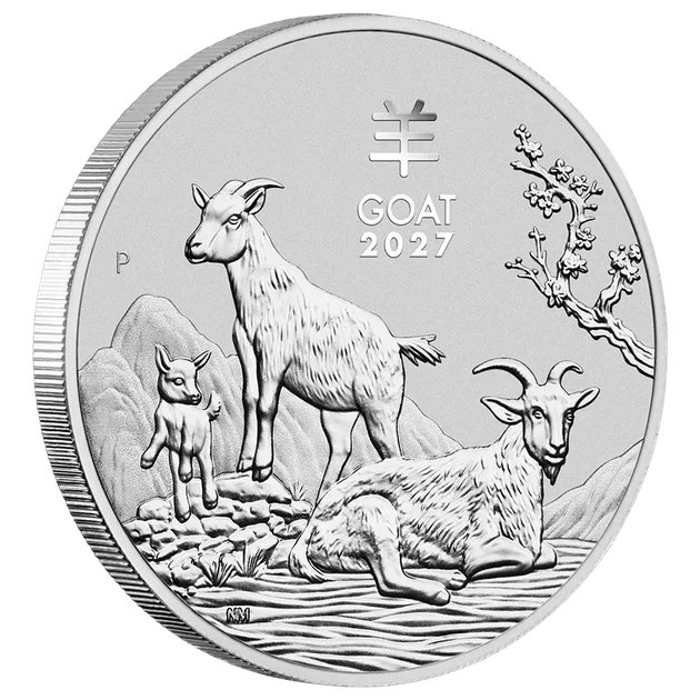 Колекційна срібна монета “Lunar IІI – Рік Кози” 15,55 г 2027 рік - изображение 3