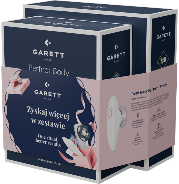 Zestaw Garett Beauty Perfect Body biały + Garett Beauty Cellu Body srebrny - Zdjęcie 10 Zestaw Garett Beauty Perfect Body biały + Garett Beauty Cellu Body srebrny - obraz 10