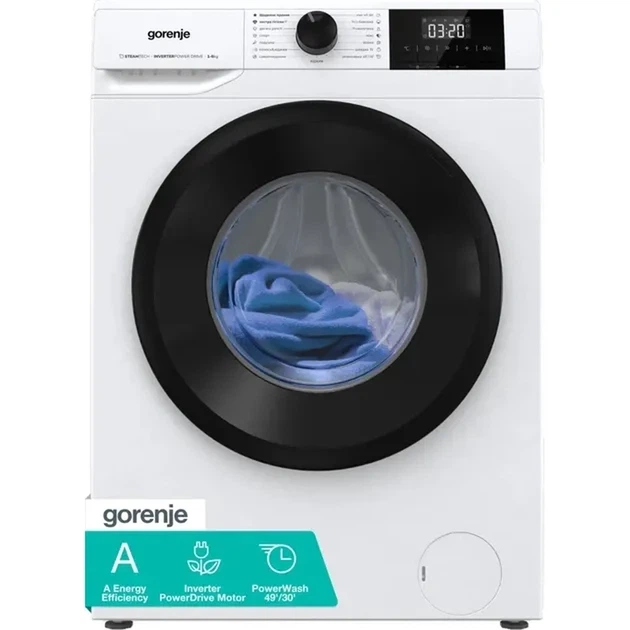 Пральна машина GORENJE W3NGPI61SAS/UA - Фото 2 Пральна машина GORENJE W3NGPI61SAS/UA - изображение 2