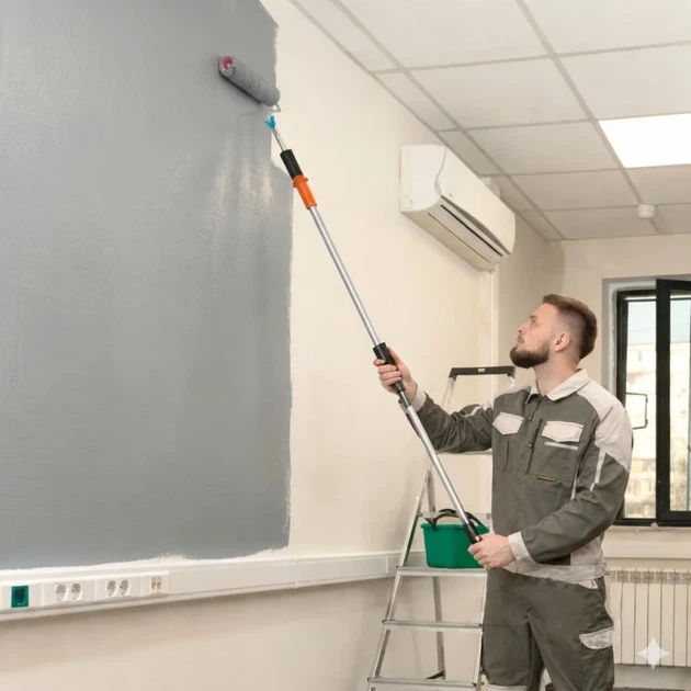 Ручка телескопическая обрезиненная 8мм х 250мм, 0,45м - 0,9м "POLAX" 07-013 - изображение 8